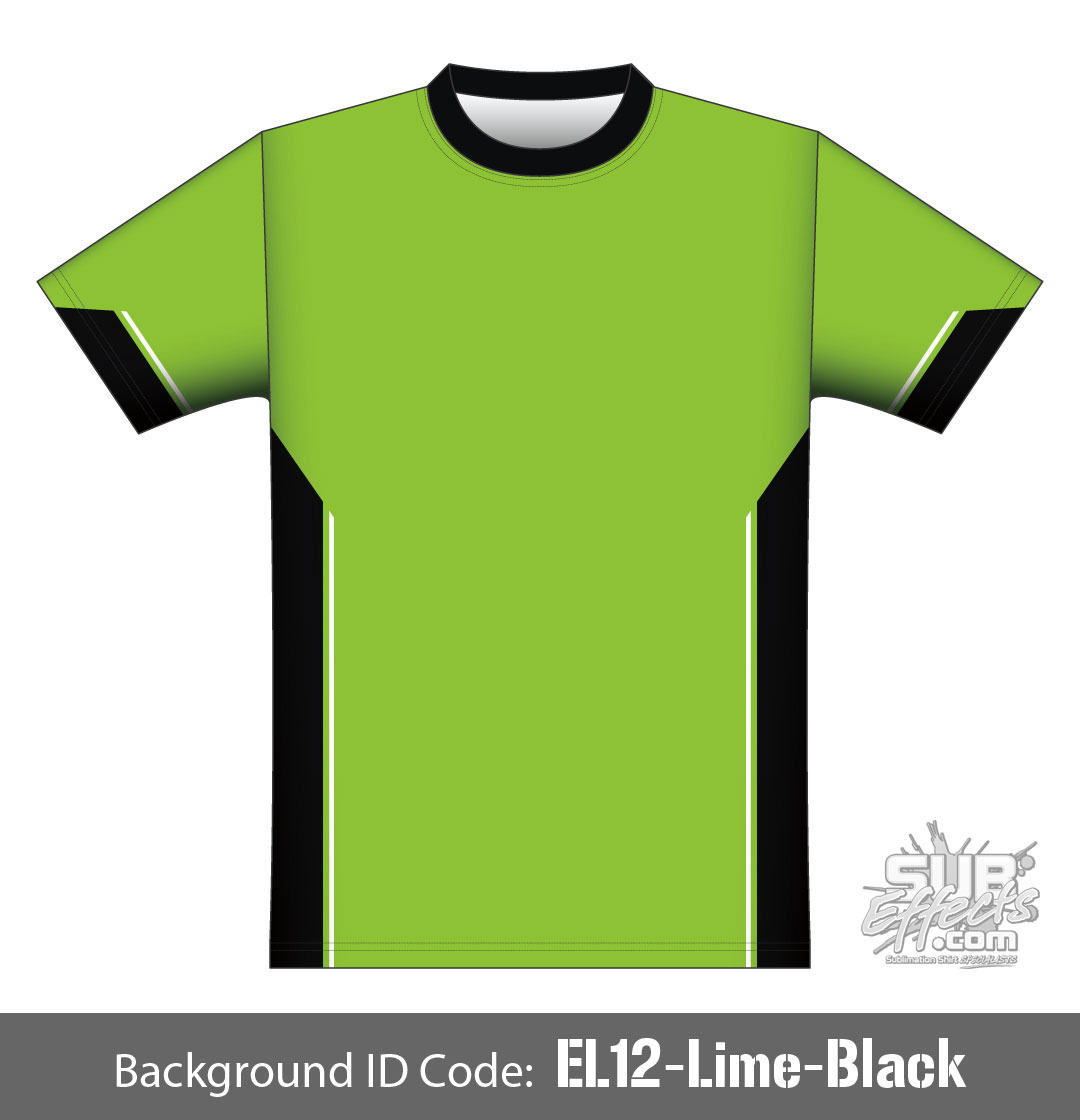 EL12-Lime-Black-SUB-EFFECTS-sublimation-shirt-design